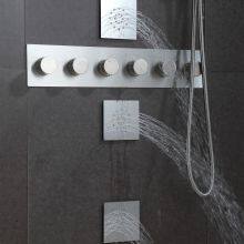 Shower Set With Multi-funciton Shower Head Rainfall Waterfall Body Jet in 304 Stainless Steel Sanitary Shower System thumbnail-4
