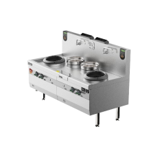 1800×900×800mm Little Green Cloud Style Two Wok and Two Warmer With Safety thumbnail-1