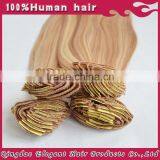 100% Hair Products Double Weft no Shedding no Tangle Cheap Price Top Quality Colourful Clip in Hair Extensions thumbnail-5
