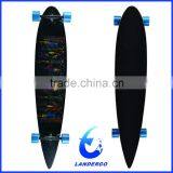 CE Wooden Longboard Skateboard thumbnail-1