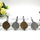 Brown and Beige Polyresin Shower Curtain Hooks thumbnail-4