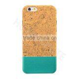 Real Wooden and PU Leather Back Cover Case For Apple IPhone 6s thumbnail-2