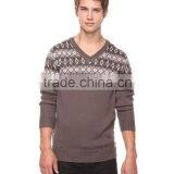 Wool Sweater Design for Boys Fashion v Neck Sweater thumbnail-2