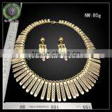 African 18k Gold Covering Jewelry Set Zinc Alloy thumbnail-2