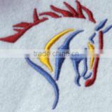 small stock sew on felt horse outline mathine embroidery patch /animal embroidery patch
