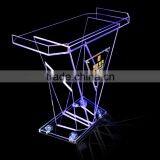 Elegant Cheap Acrylic dj Bar Table Led Light Nightclub dj Table thumbnail-4