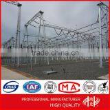 500KV Galvanized Transformer Substation Steel Structures thumbnail-1