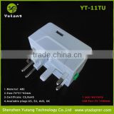 universal 110-250v multi-function smart plugs sockets travel world