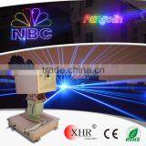 XHR rgb aniamtion supper building laser landmark,text/logo/effect sky laser light projector