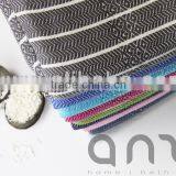 Thick Bamboo Peshtemal Turkish Bath Hamam Spa Sauna Fitness Gym Beach Towel - Hammam Peshtamal thumbnail-1