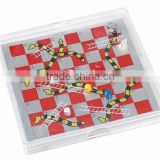 mini metal magnetic red snake chess in plastic casing
