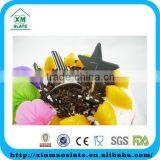 Factory Direct New Arrival Black Cupcake Picks for Party Slate Cake Label thumbnail-1