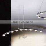 New Design Iron LED Lamp/led Pendant Lamp With Glass