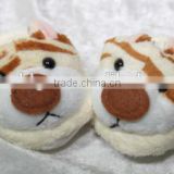 2015 cute winter baby animal slippers shoes