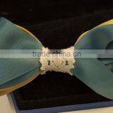 Kids Hair Ribbon Bows Customized Lace Material Ribbon Hair Bow For Girls thumbnail-4