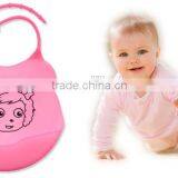 Smile Face Silicone Baby Bib With FDA Approve thumbnail-2