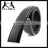 Mature men's present black color second layer cowhide leather utility belt