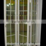 2016new Product Patio PVC/UPVC Serise Glass Folding Doors With Grill Design,PVC/UPVC Grill Designs Bi-fold Doors thumbnail-1