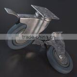 Iron Core Rubber Industrial Carts' Castor Wheels N191 thumbnail-1