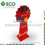 Folding Promotional Cardboard Totem Display, Advertising Display Stand For Supermarket