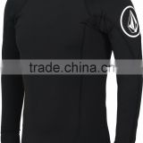 Black Spandex Lycra Full Long Sleeves Rashguard Shirt Supplier, Cosh International, Design # 33