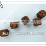 Different sizes custom wooden dice