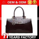 Popular Fashion pu Leather Lady Handbag With Zipper thumbnail-3