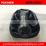 Car Shift Gear Knob 5 Speed Blue Caps With Blue Stitches Leather Boot For VW Golf IV 4