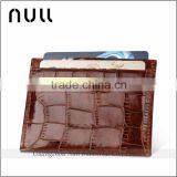 Hot Selling Fashion Design Crocodile Credit Card Wallet pu Leather Sim Card Holder thumbnail-3