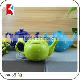 Hot Sale Polka Dot Design Tea Pot/milk Pot/sugar Pot Tea Set Ceramic thumbnail-4