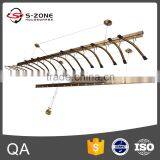 Good Quality Aluminium Clothes Hanger With Balcony Clothes Drying Rack thumbnail-1