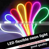 KEEN 220V custom IP68 colorful flexible led neon light outdoor ultra-thin led neon flex tube rope light for holiday decoration