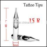 Professional Stainless Steel Tattoo Tip 15R Gun Grips thumbnail-1
