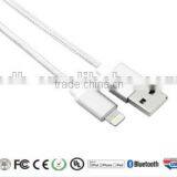 Newest Braided C48 Mfi Usb Data Cable to USB AM PVC Original Mfi 8pin Usb Charge Cable For Iphone Device thumbnail-2