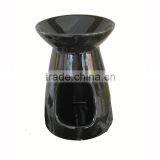 Color-glazed Ceramic Oil Burner With Candle, Home Decoration