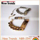 Gold and Silver Plated Alloy Engrave Personalized Bar Bracelet thumbnail-6