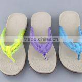 High Quality PU Upper MD Outsole Women Flip Flops China thumbnail-2