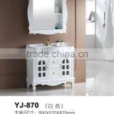 Classic White Color Solid Wood Material Cheap Price Italian Bathroom Vanity thumbnail-2