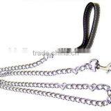 Dog Pet Collar Pet Chain With PU Leather Leash thumbnail-1