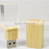 Oem Logo Free Sample Wooden Usb Flash Drive With LED Light Quality Choice thumbnail-3