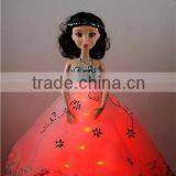 LED Light Clothing / Neow Glow Clothes / Fantastic White Ballet Dress With Diamonds thumbnail-3