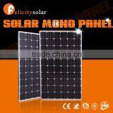 2016 Guangzhou Felicity High Quality 250w/30v Solar Panel Mono Black pv Module