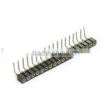 1.27/1.778/2.0/2.54mm SIP Socket Female R/A Type