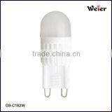 2014 Newest!! G9 2W Ceramic 230V AC Small Size Led G9 180degree