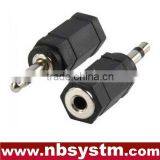 3.5mm Mono Plug Male to 2.5mm Mono,stereo Jack Female Adapter