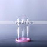 Bell Shape Glass Cloche With Base thumbnail-1