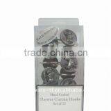 Heavy-duty Shower Curtain Hooks Witn Nice Packing,bathroom Hooks,shower Hooks