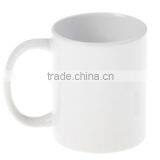 11oz. White Ceramic Mug/ Grade AA Ceramic Mug/ Mug for Promotions/ Mug for Printing/ Mug for Sublimation