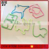 Unique fancy custom shapes metal paper clips for promotion