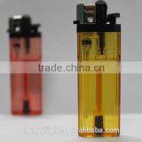 Plastic Eight Angel Black Head Transparent Refillable Flint Lighter thumbnail-2